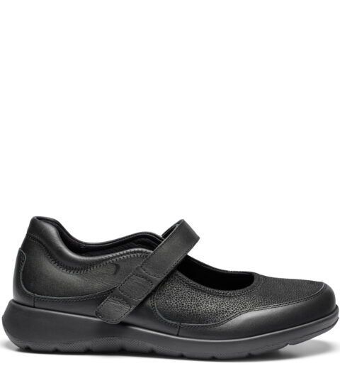 NewFeet ballerinasko med 1 velcro sort