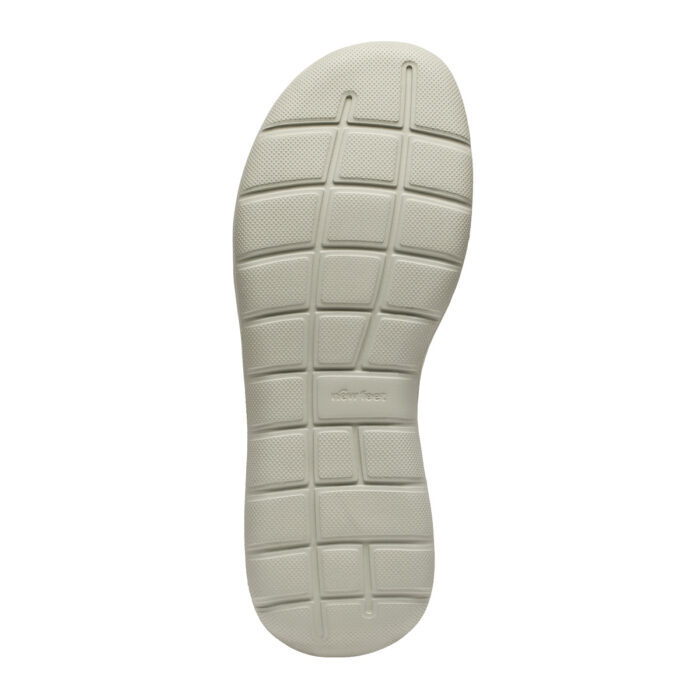 new feet sandal med hælrem og 2 velcro, nubuck, blå - Image 4