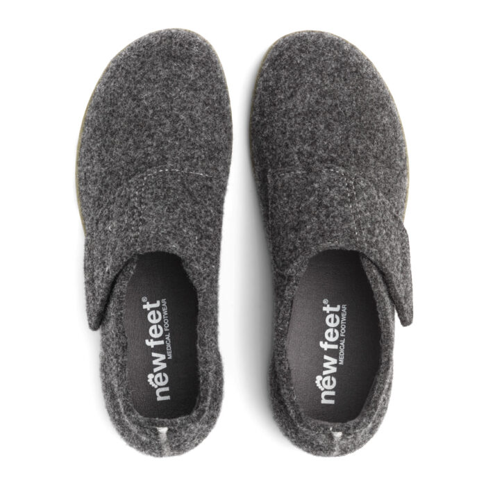 New Feet hjemmesko, hælkappe, velcro - Image 4