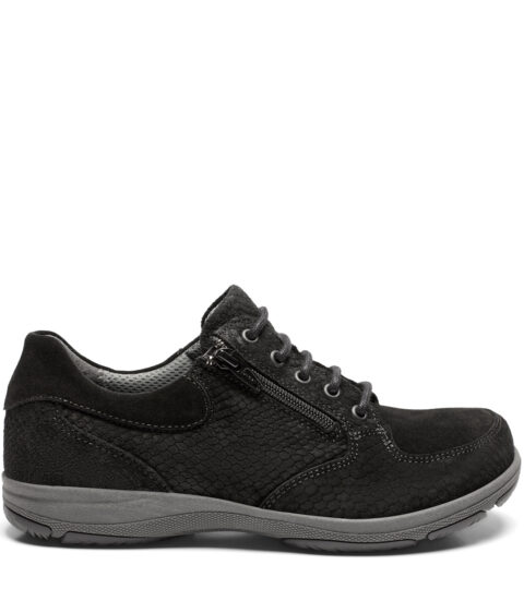 New Feet damesko sort læder